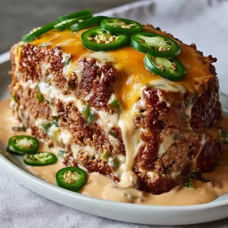 Cheesy Jalapeño Meatloaf Recipe