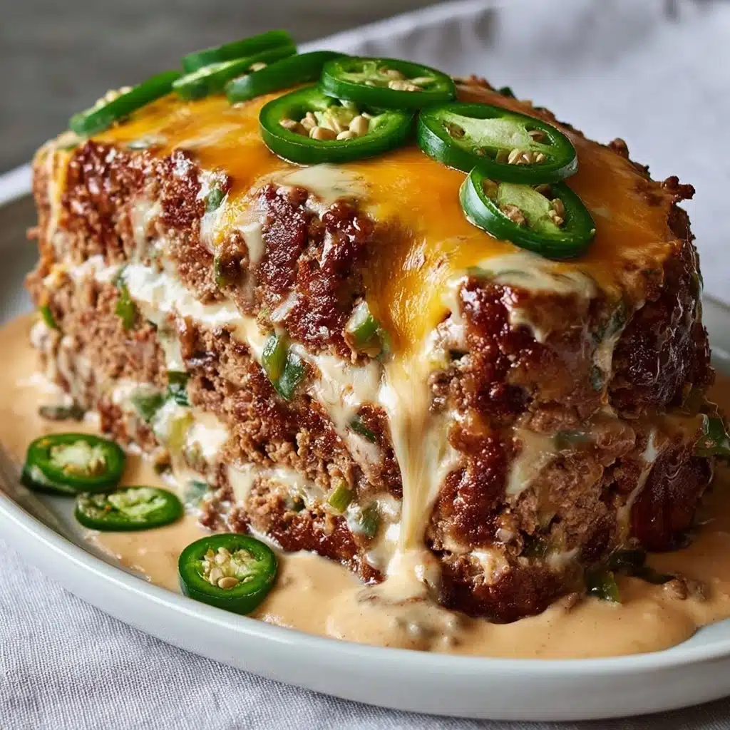 Cheesy Jalapeño Meatloaf Recipe - Recipe Image