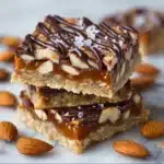 Salted Caramel Almond Bars Recipe