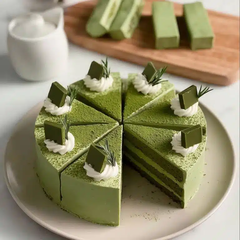 Matcha Green Tea Layer Cake Recipe