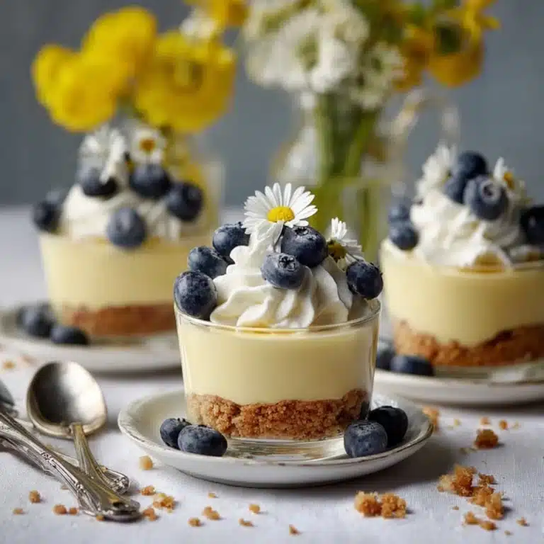 Blueberry Lemon Cheesecake Cups Recipe