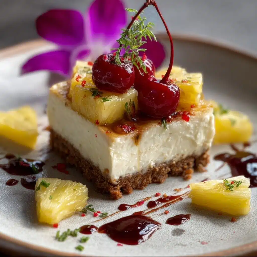 Tropical Pineapple Cream Cheesecake Bliss Recipe