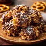 y No-Bake Peanut Butter Pretzel Clusters Recipe