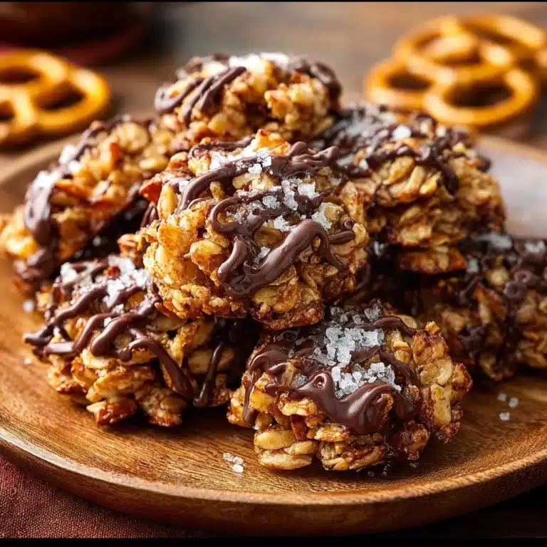 y No-Bake Peanut Butter Pretzel Clusters Recipe