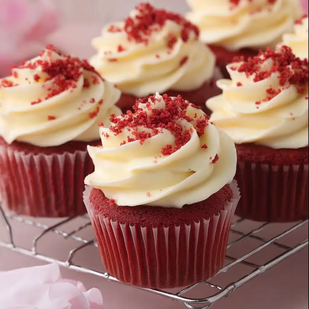 Red Velvet Cupcakes with Buttercream Frosting Recipe - Recipe Image