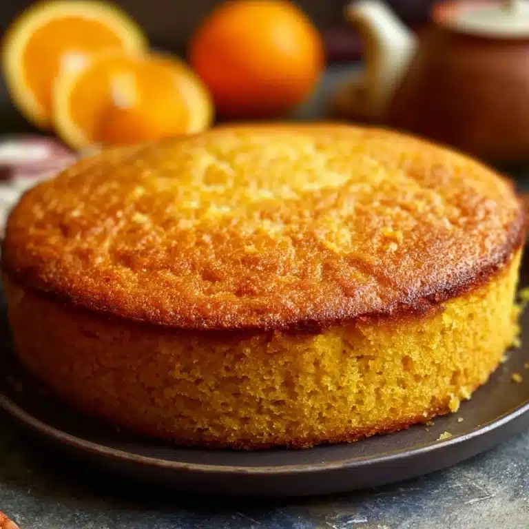 Eggless Orange Cake Recipe