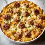 Swedish Meatballs Pasta Bake Recipe
