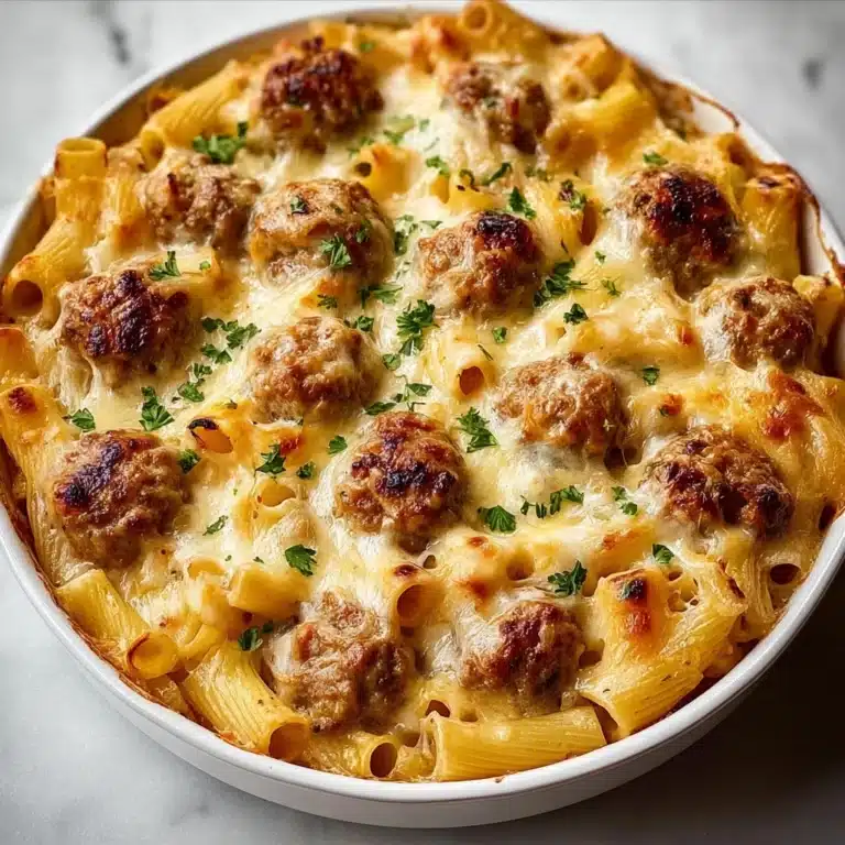 Swedish Meatballs Pasta Bake Recipe