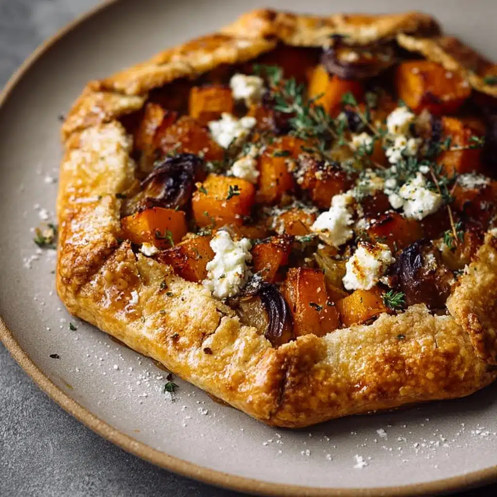 Caramelized Sweet Potato & Feta Galette Recipe - Recipe Image