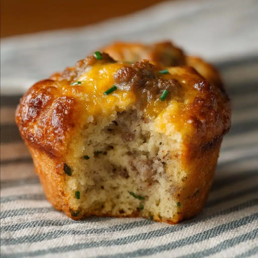 Easy Sausage Breakfast Muffins Recipe - Recipe Image
