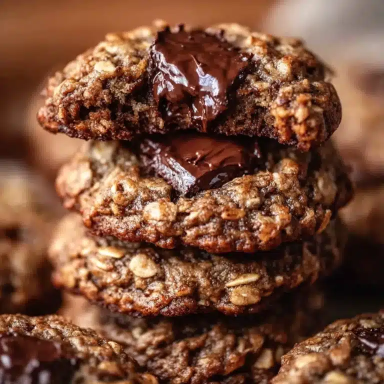 Dark Chocolate Oatmeal Cookies Recipe