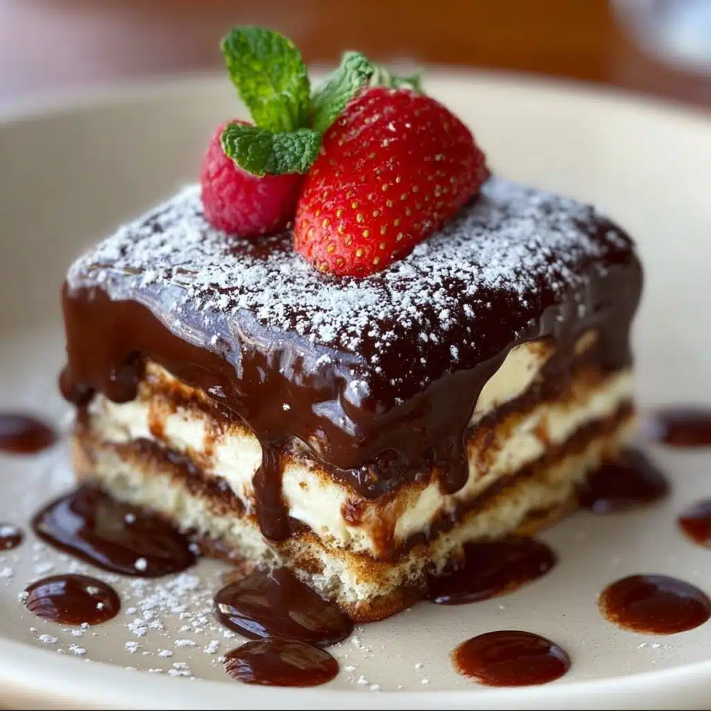 Decadent No-Bake Chocolate Eclair Cake with Creamy Layers Recipe