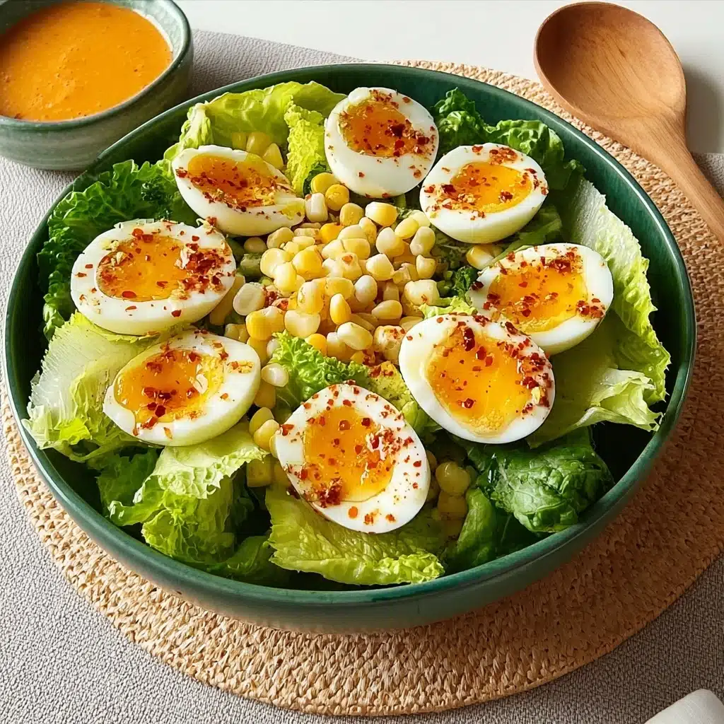 Golden Garden Egg & Corn Salad Recipe - Recipe Image