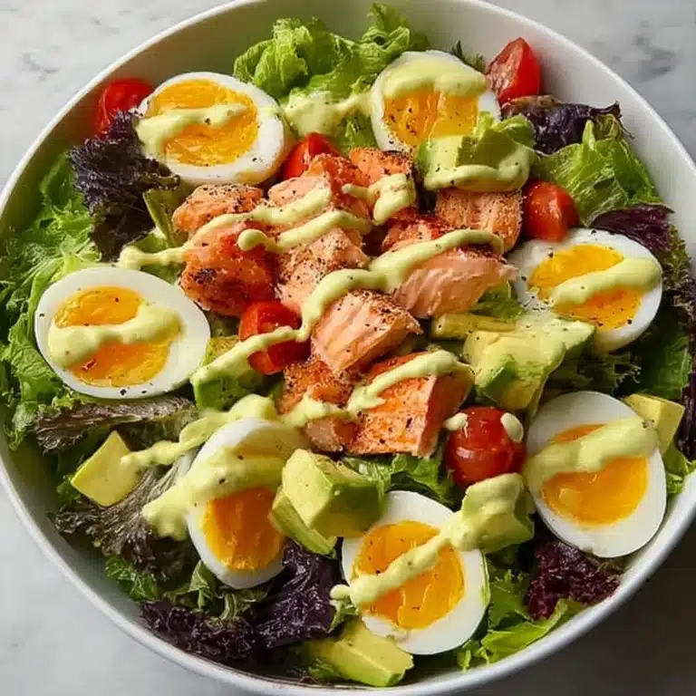 Double Protein Power Salad with Zesty Citrus Drizzle Recipe