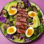 Seared Steak & Avocado Power Salad with Jammy Eggs Recipe