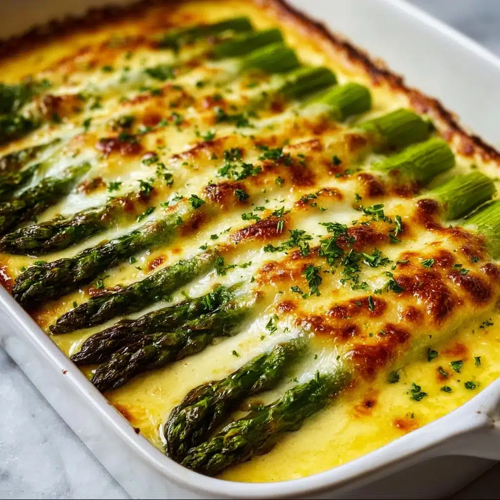 Cheesy Baked Asparagus Recipe
