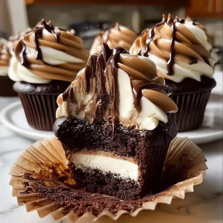 Chocolate Coffee Cream Cupcakes Recipe