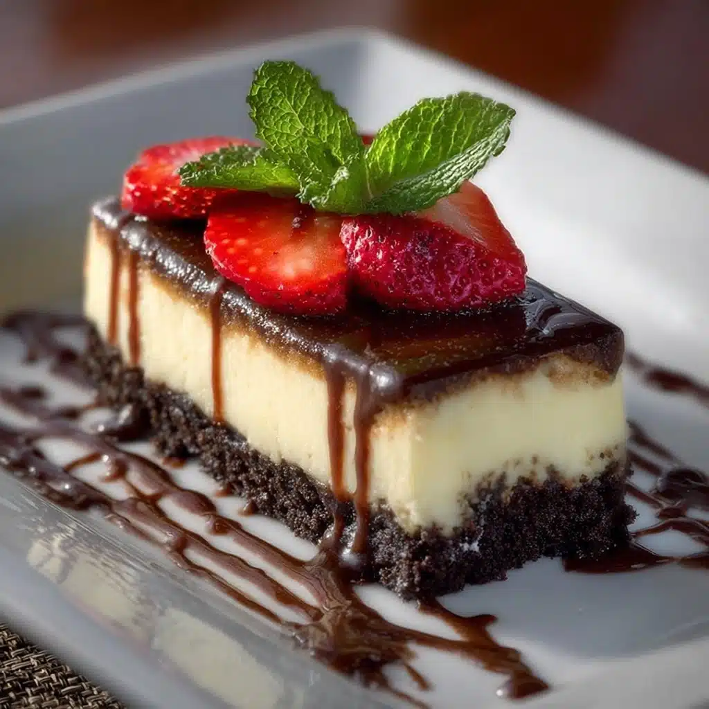 Decadent Cheesecake with a Fudgy Brownie Base Recipe
