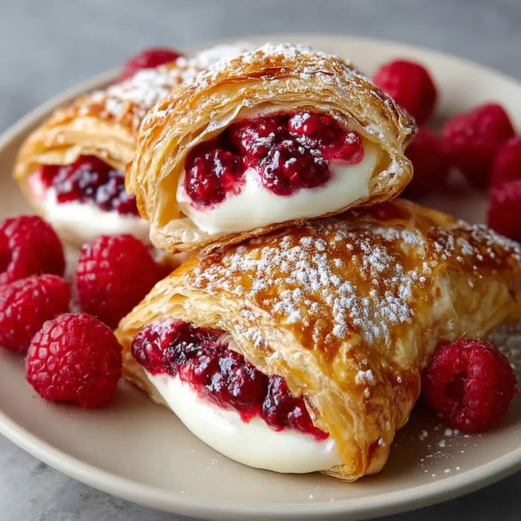 Flaky Raspberry Cream Cheese Pastries Recipe