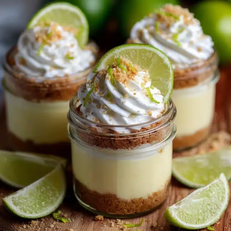 Refreshing No-Bake Key Lime Cheesecake in Jars Recipe