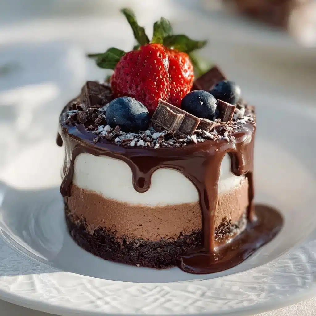 Heavenly Mocha Chocolate Cheesecake Delight Recipe