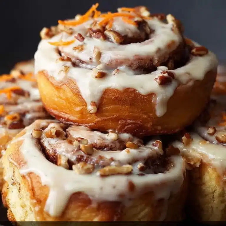 Carrot cake cinnamon rolls Recipe