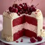 Cherry Cake with Cream Cheese Frosting Recipe