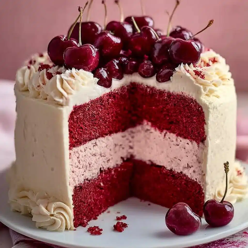 Cherry Cake with Cream Cheese Frosting Recipe