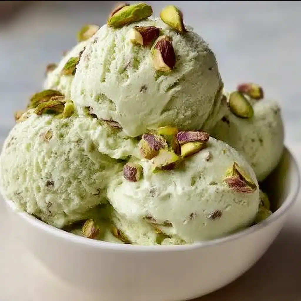 Creamy Pistachio Ice Cream Recipe - Recipe Image