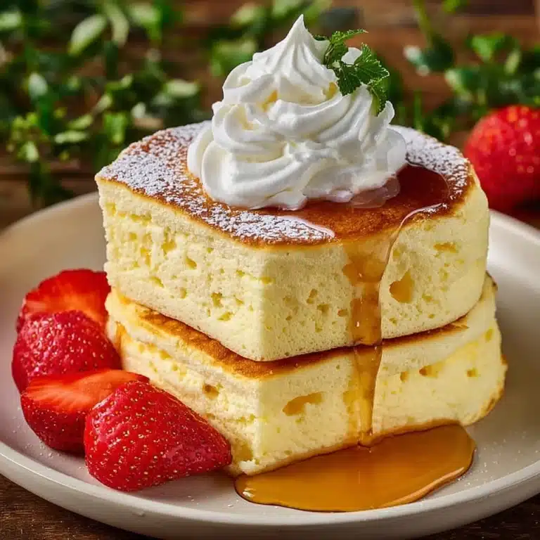 Fluffy Lemon Soufflé Pancakes Recipe