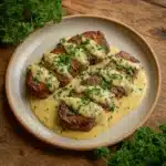Juicy Steak with Creamy Garlic Sauce Recipe