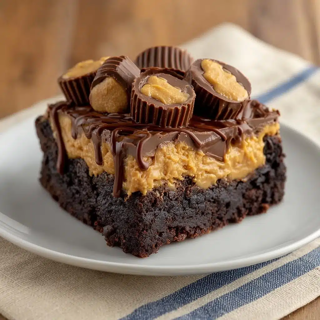 Peanut Butter Cup Dump Cake Delight Recipe - Recipe Image