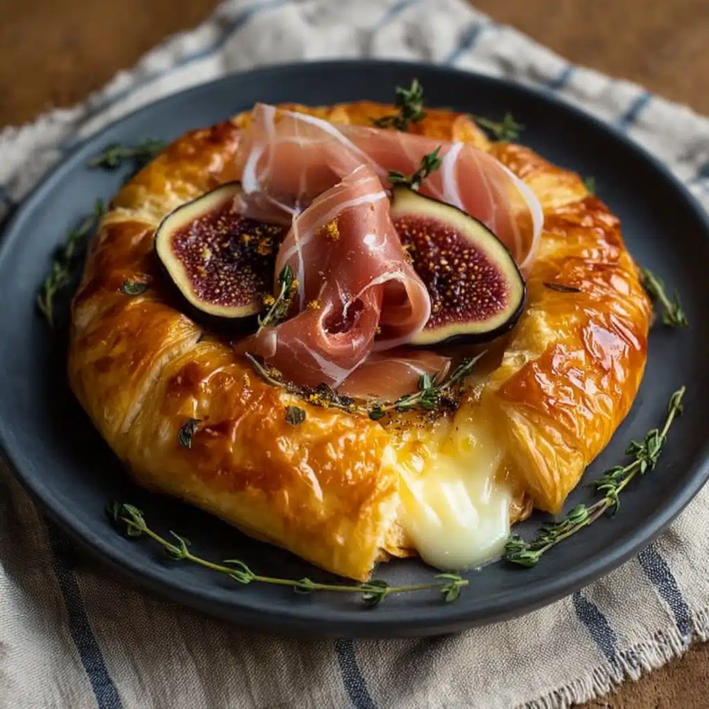 Honey, Fig & Prosciutto Baked Brie Recipe - Recipe Image