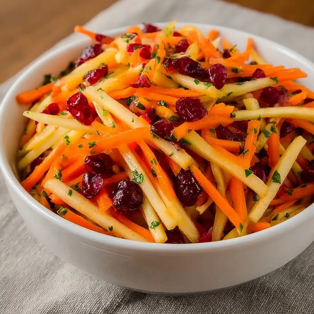 Refreshing Apple Cranberry Carrot Salad Recipe - Recipe Image