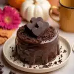 Heart-Topped Chocolate Pudding Cake Recipe