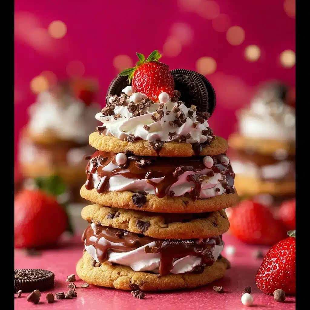 Chocolate Chip Cookie Dessert Stacks Recipe