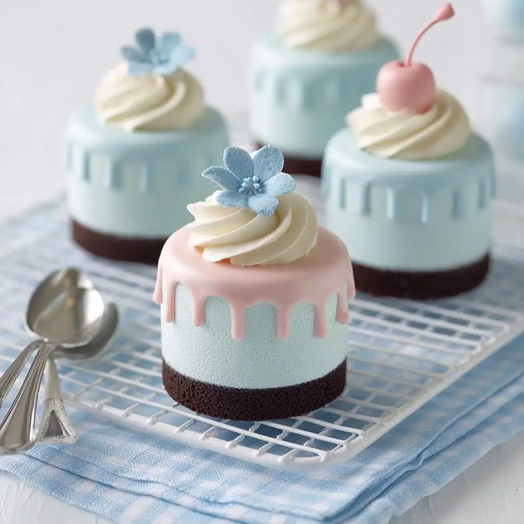 Mini Blueberry Mousse Cakes Recipe