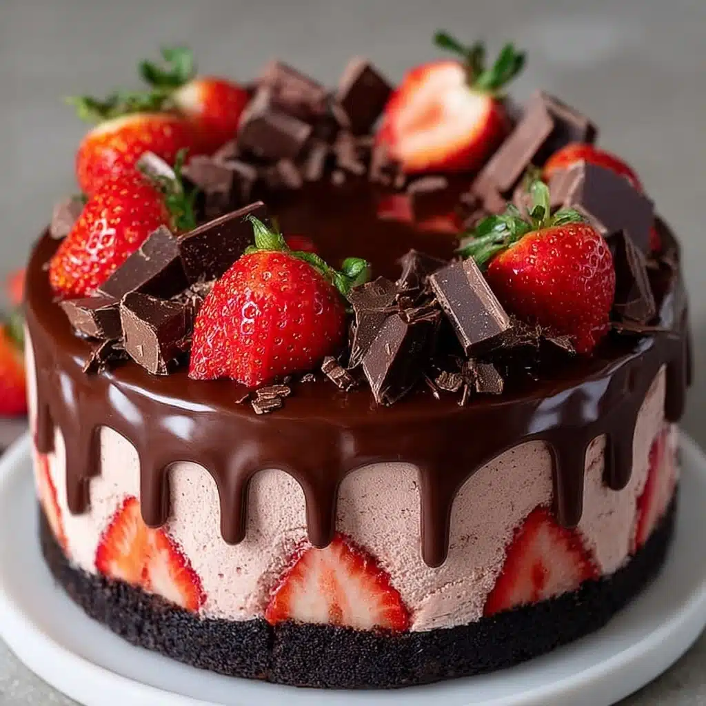 Strawberry Chocolate Mousse Cake Recipe