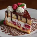 Raspberry Cream Layer Cake Recipe