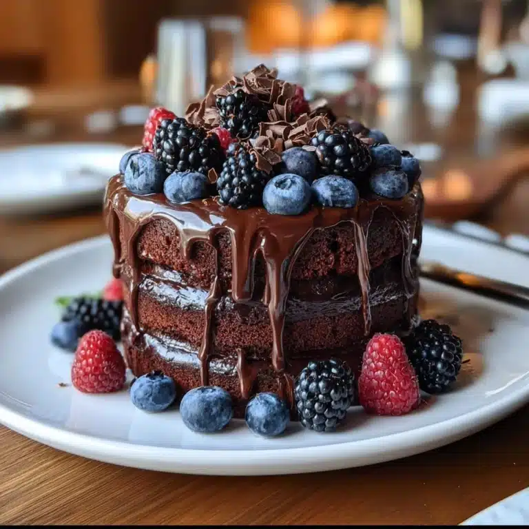 Decadent Chocolate Berry Cake Recipe