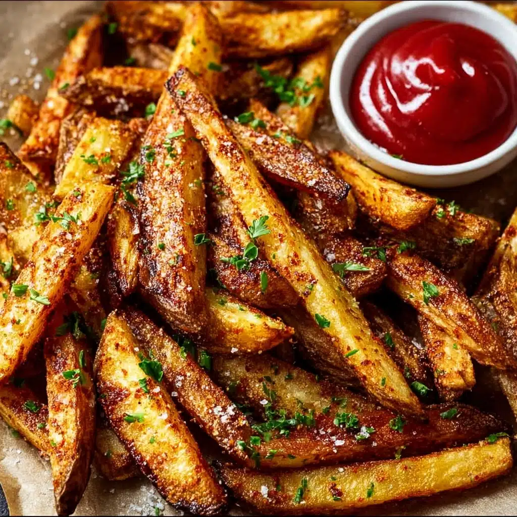 Crispy Seasoned Baked Fries Recipe - Recipe Image