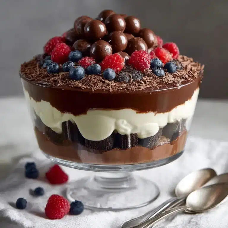 Baileys Chocolate Cheesecake Trifle: A Boozy Delight Recipe