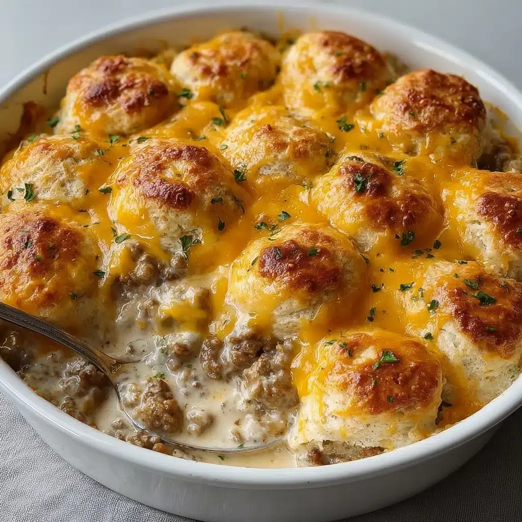 Biscuits and Gravy Casserole for Breakfast Recipe