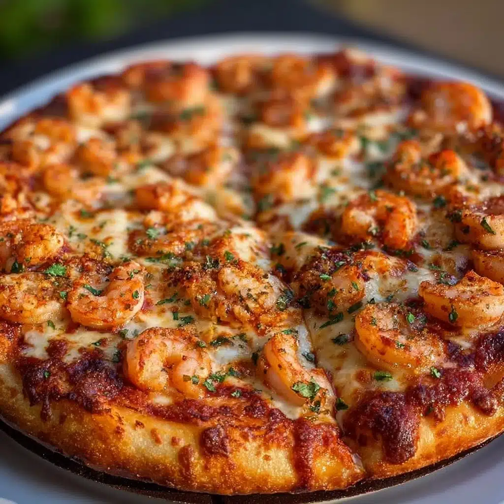 Homemade Crawfish Pizza Recipe - Recipe Image