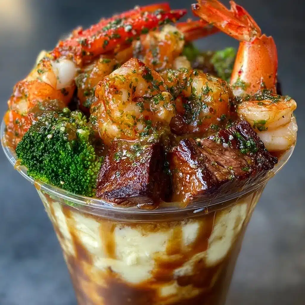 Seafood & Lamb Chop Feast Cup Recipe - Recipe Image