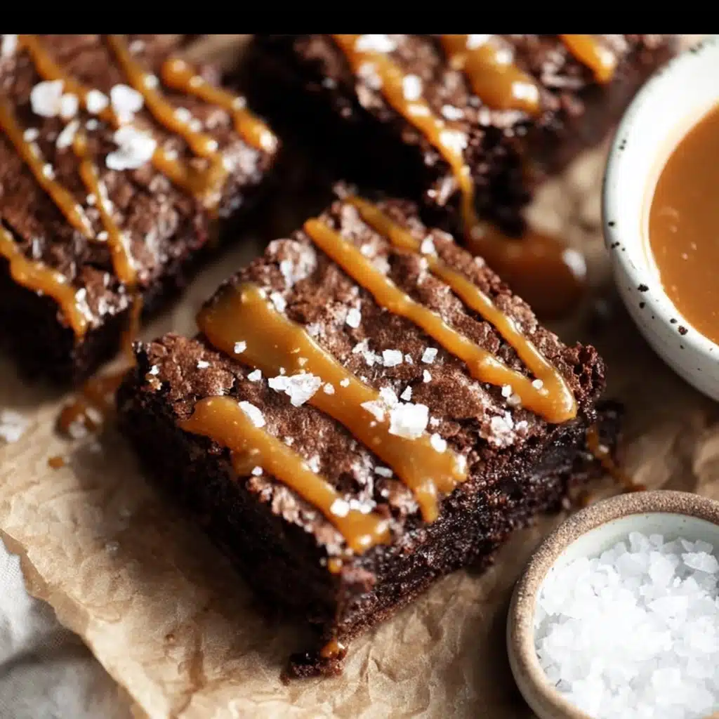 Salted Caramel Brownies Recipe - Recipe Image
