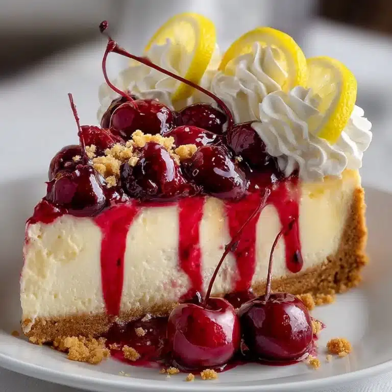 Cherry Lemon Dream Cheesecake Recipe