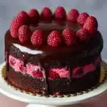 Raspberry Chocolate Ganache Cake Recipe