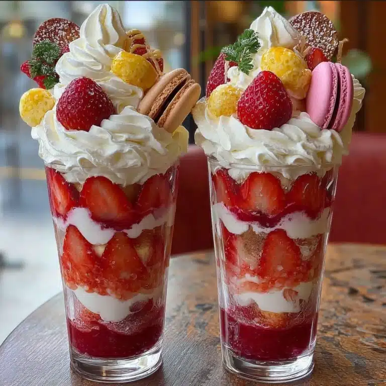 Japanese Strawberry Parfait Recipe