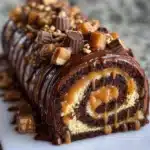 Chocolate Caramel Swiss Roll Recipe